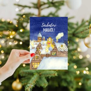 Ingerul Craciunului aduce putina magie in casele si sufletele oamenilor